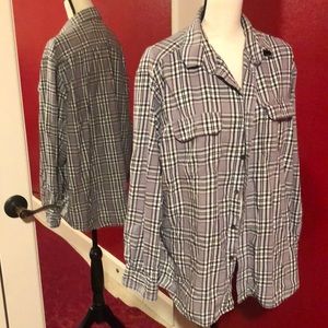 Vintage men’s Faded Glory XLG (46-48) lightweight button up men’s flannel